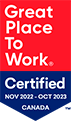 Great Place to Work Certified 2022 - 2023